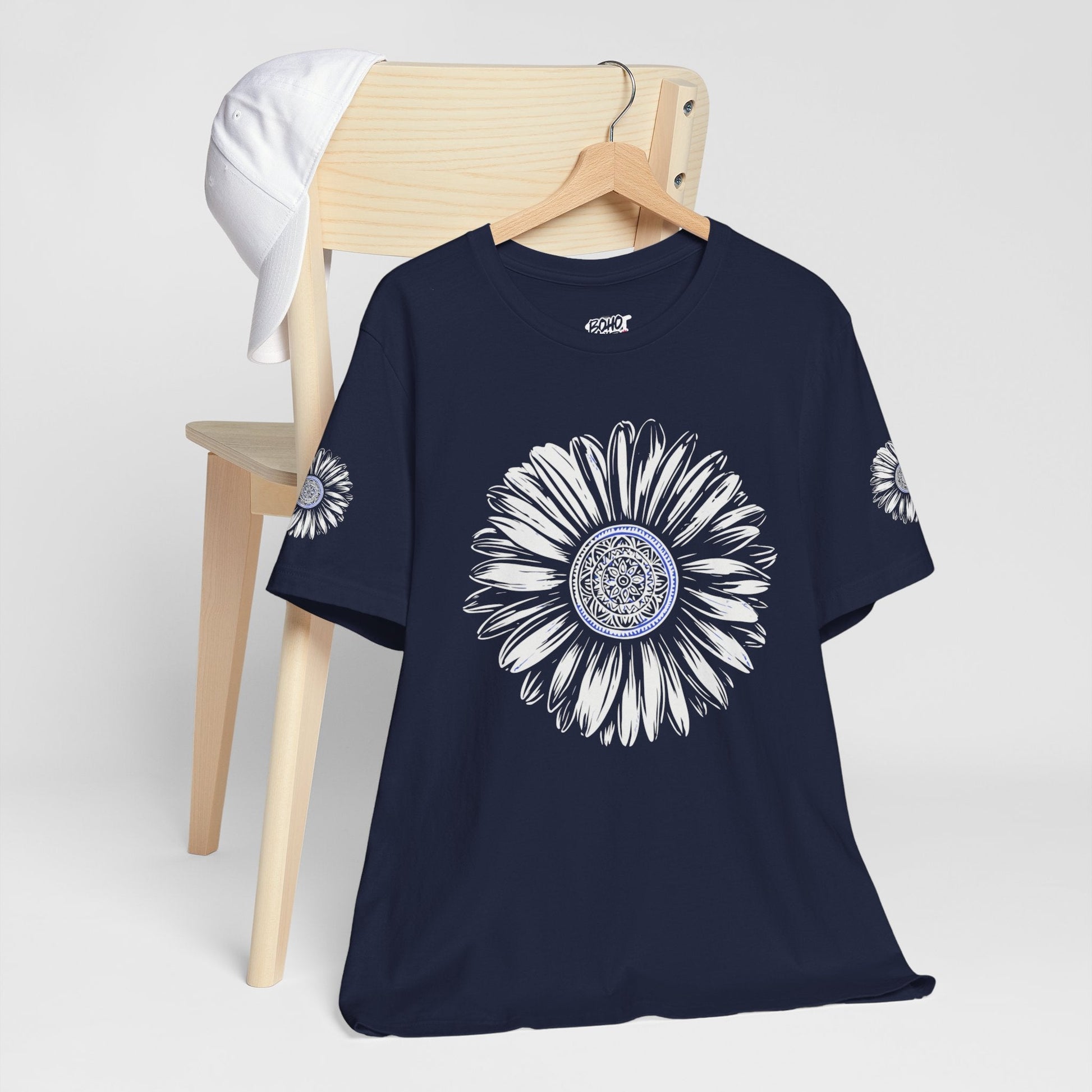 Boho Blue Mandala Tee Boho Wear