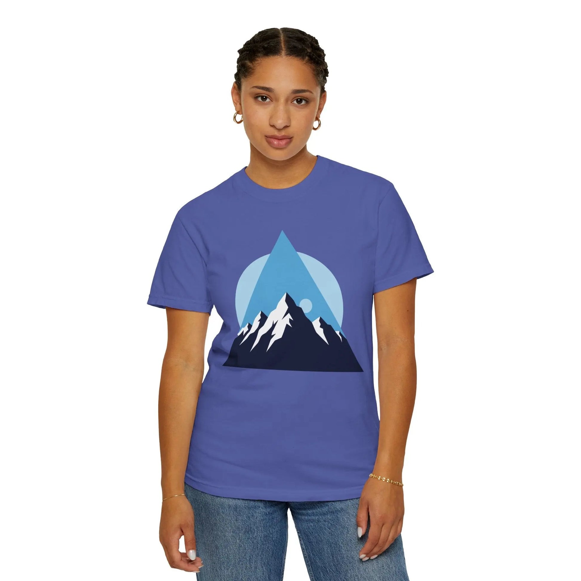 Mountain Adventure Unisex Garment-Dyed T-shirt | Nature Lover Shirt, Outdoor Gift, Hiking Tee, Graphic Tee, Travel Apparel Boho Wear