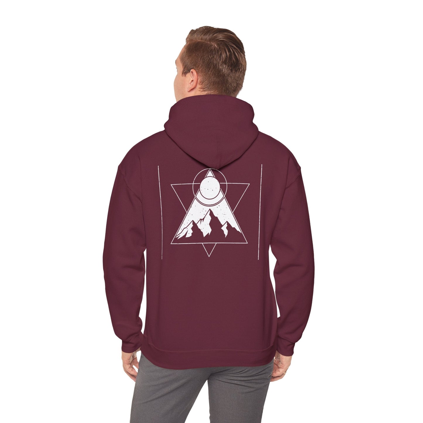Mountain Adventure Hooded Sweatshirt Printify