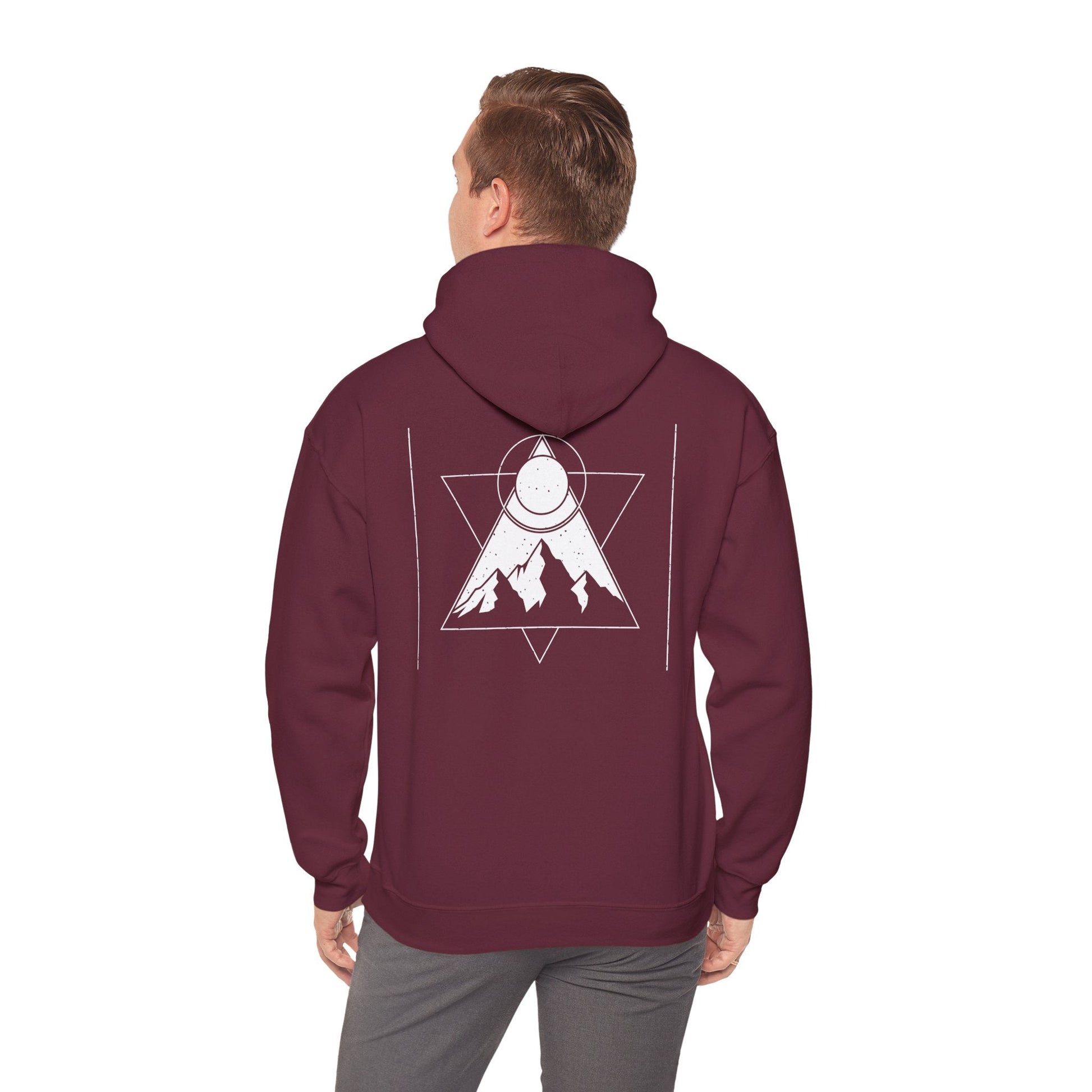 Mountain Adventure Hooded Sweatshirt Printify