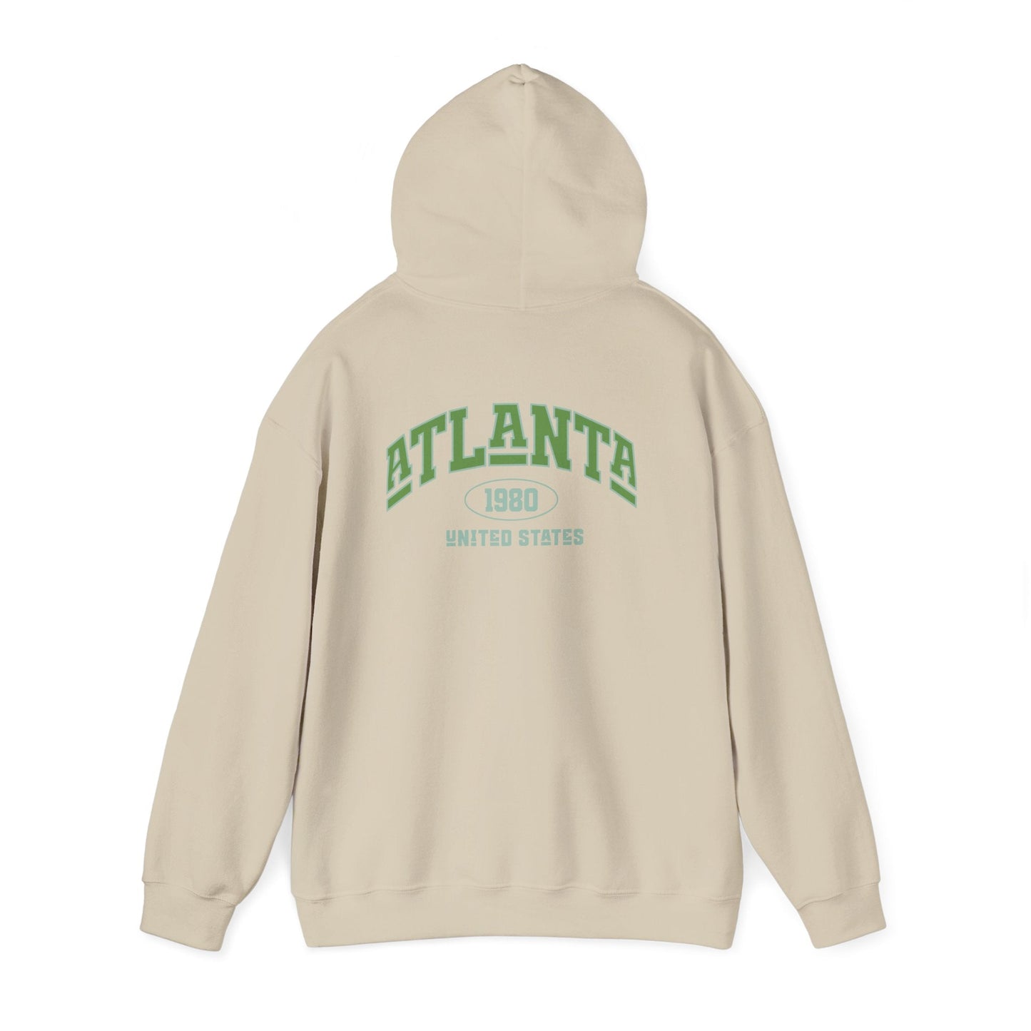 Atlanta Vintage Hooded Sweatshirt - Cozy Casual Wear for Every Occasion, Unisex Sweatshirt, Retro Hoodie, Gift for Atlanta Fans Boho Wear