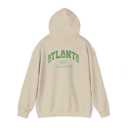 Atlanta Vintage Hooded Sweatshirt - Cozy Casual Wear for Every Occasion, Unisex Sweatshirt, Retro Hoodie, Gift for Atlanta Fans Boho Wear