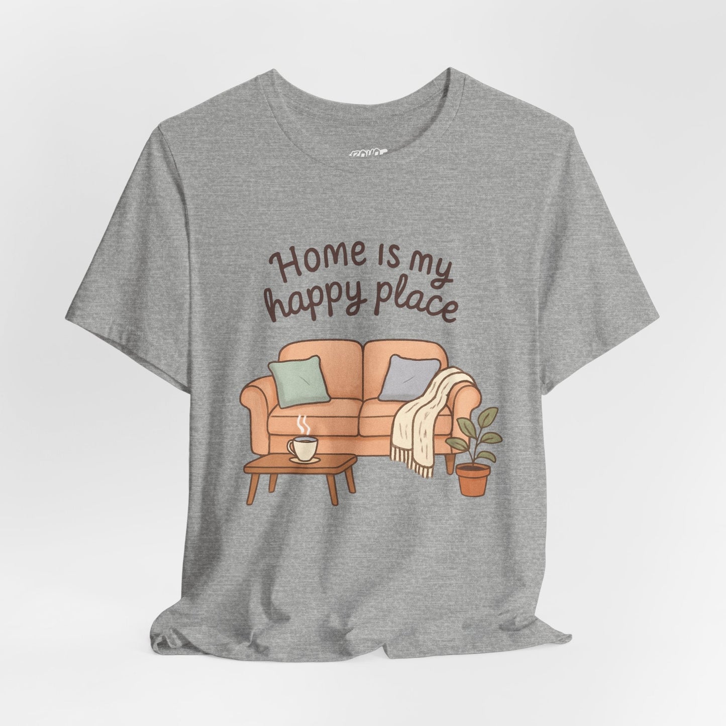T-Shirt - Home is my Happy Place - Unisex Jersey Short Sleeve Tee Boho Wear