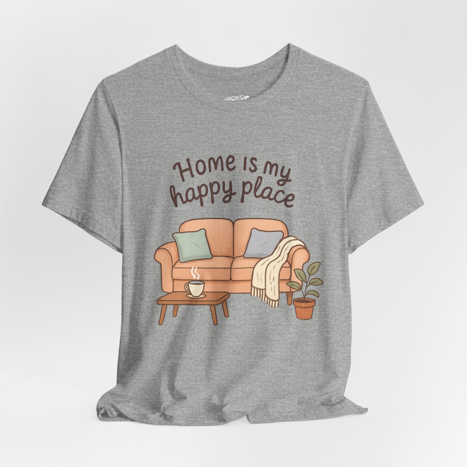 T-Shirt - Home is my Happy Place - Unisex Jersey Short Sleeve Tee Boho Wear