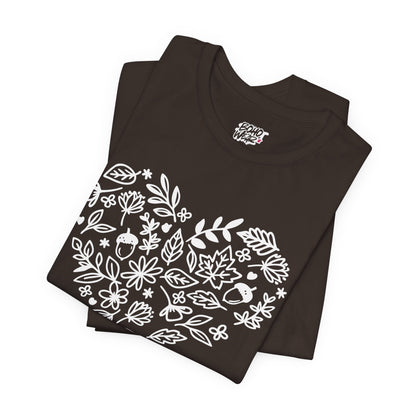 Floral Heart Tee Printify