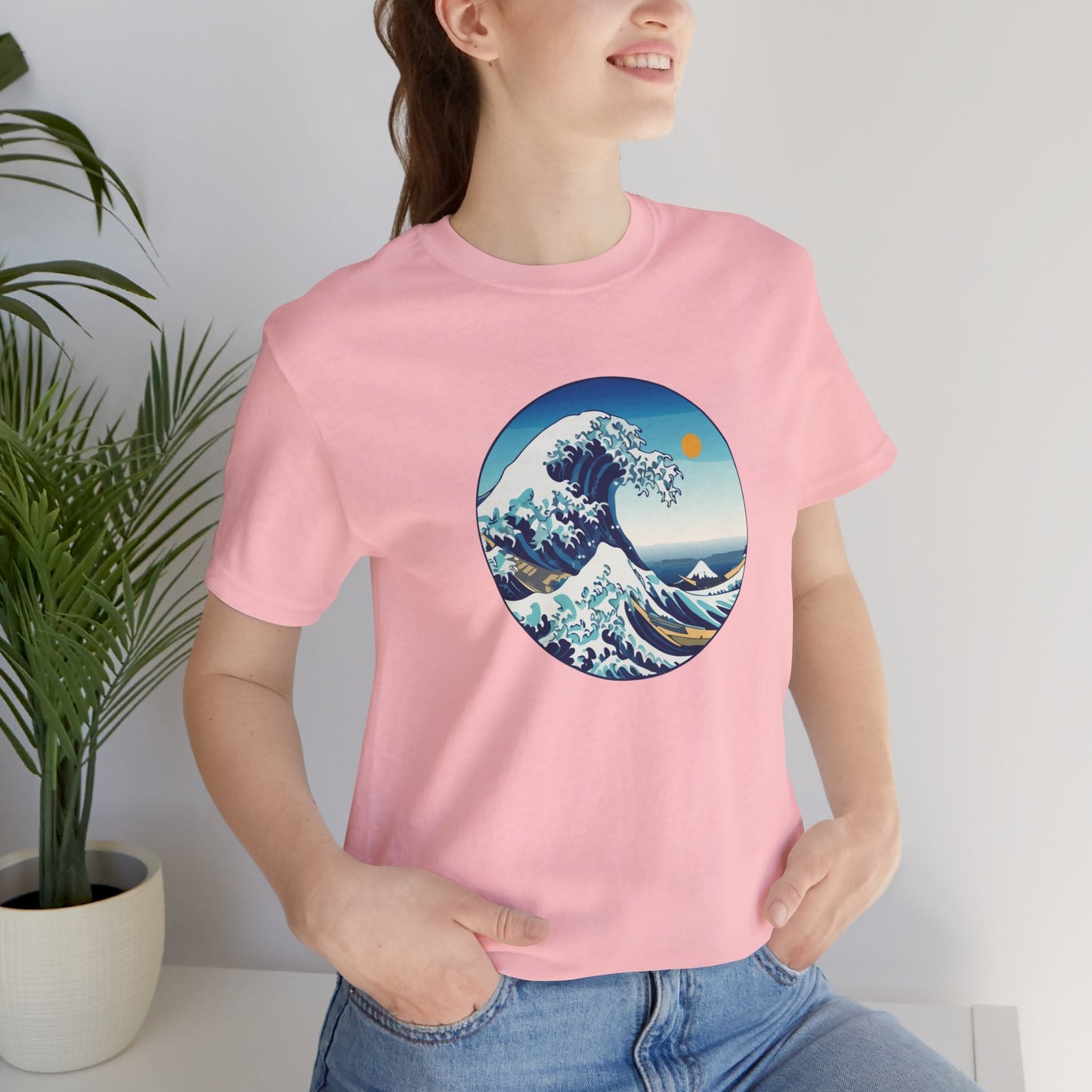 Ocean Wave Graphic Tee - Perfect for Beach Lovers, Summer Vibes, Casual Outfits, Gift for Surfers, Eco-Friendly Fashion Boho Wear
