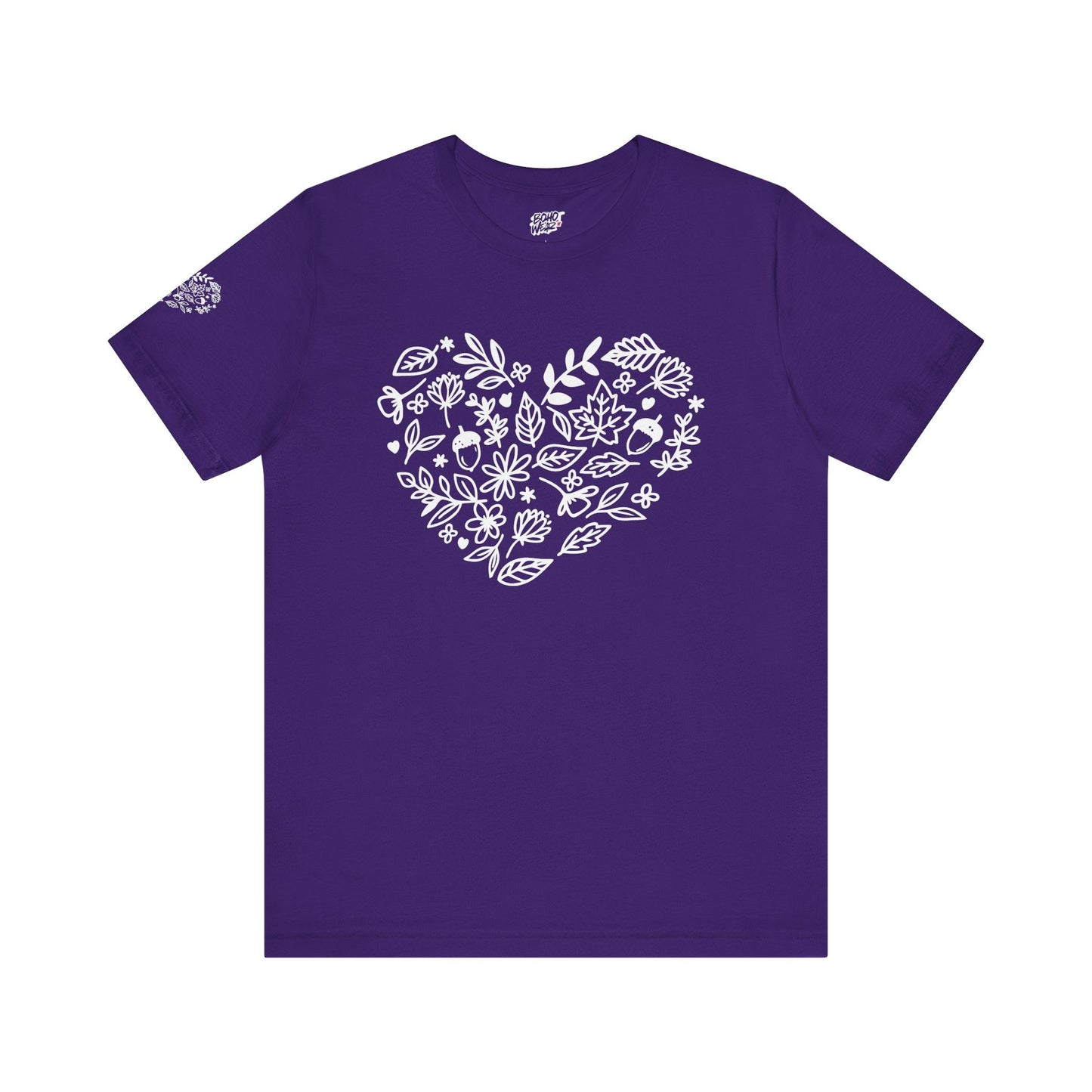 Floral Heart Tee Printify
