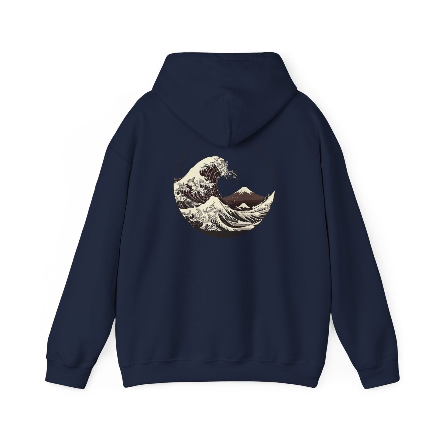 Ocean Wave Graphic Hoodie, Unisex Sweatshirt Gift, Beach Lover Apparel, Cozy Layering, Nature-Inspired Gift Printify