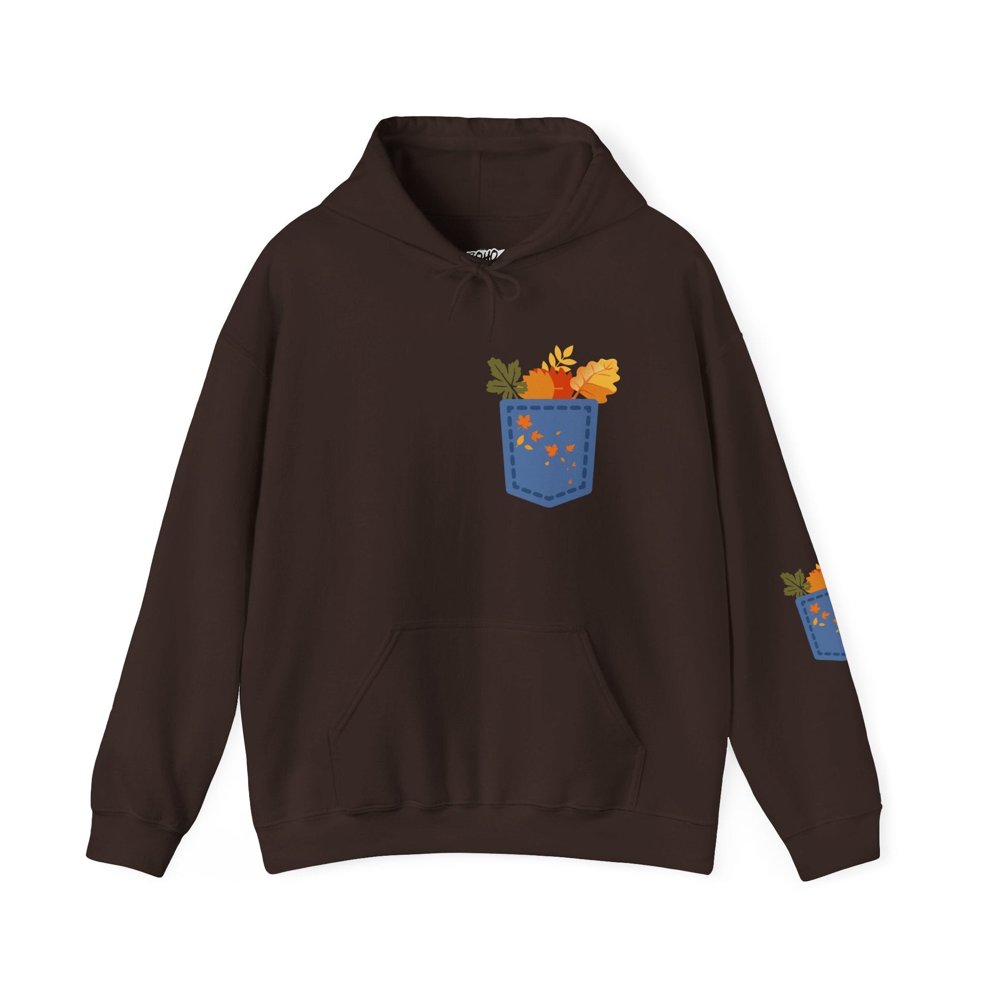 Floral Pocket Hoodie - Cozy Unisex Sweatshirt for Gardening Lovers Printify