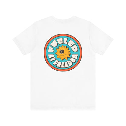T-Shirt Fueled by Freedom Graphic Tee Printify