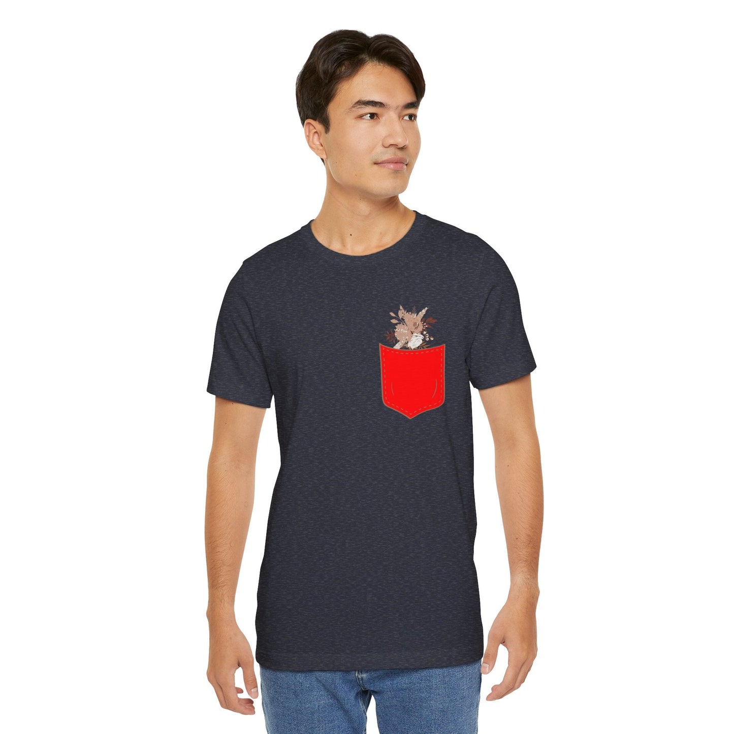 Pocket and Dry Flowers Tee Printify
