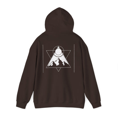 Mountain Adventure Hooded Sweatshirt Printify