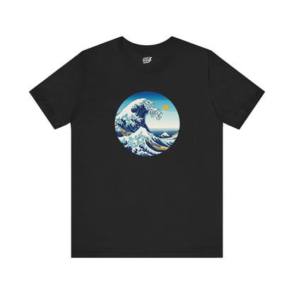 Ocean Wave Graphic Tee - Perfect for Beach Lovers, Summer Vibes, Casual Outfits, Gift for Surfers, Eco-Friendly Fashion Printify