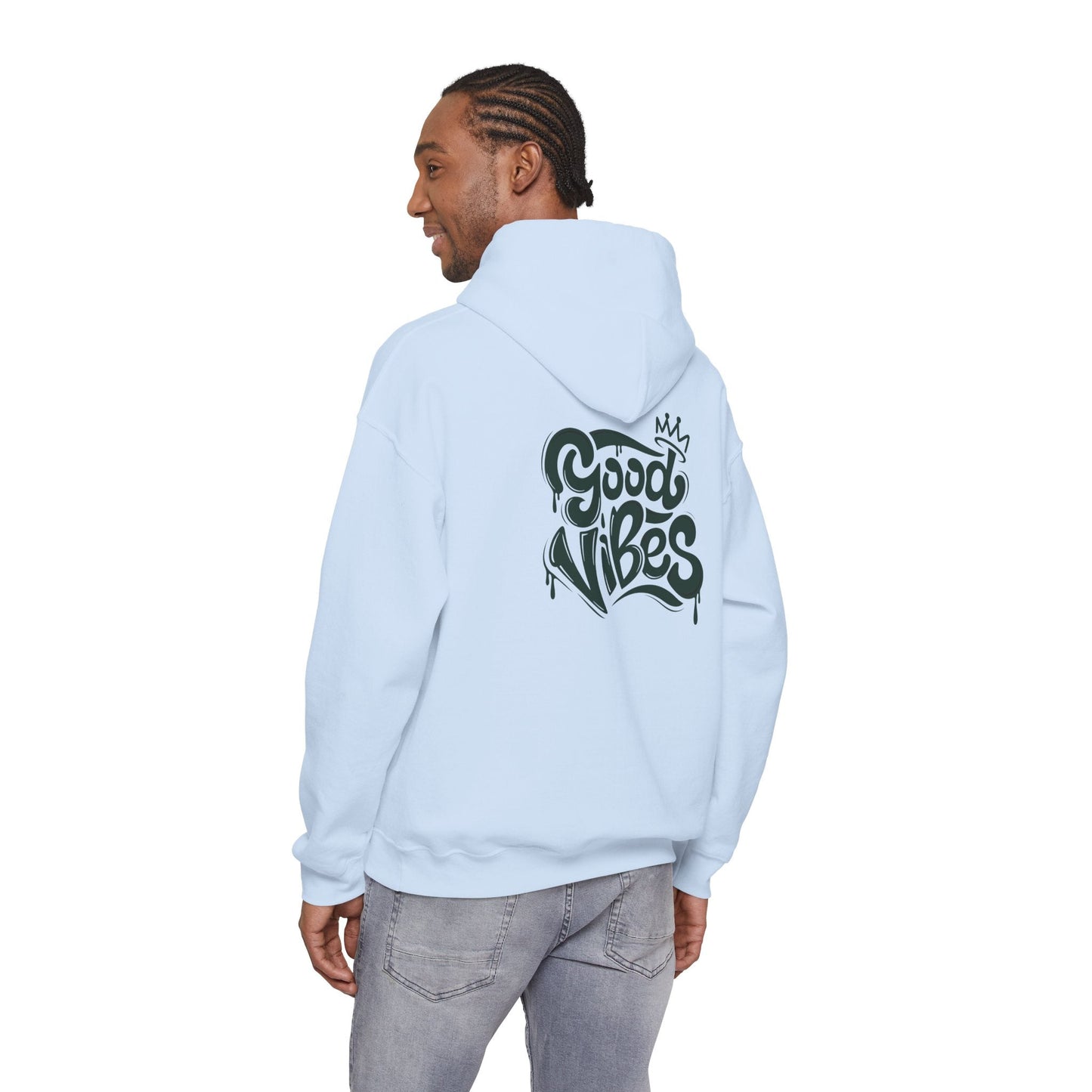 Good Vibes Unisex Heavy Blend Hoodie Printify