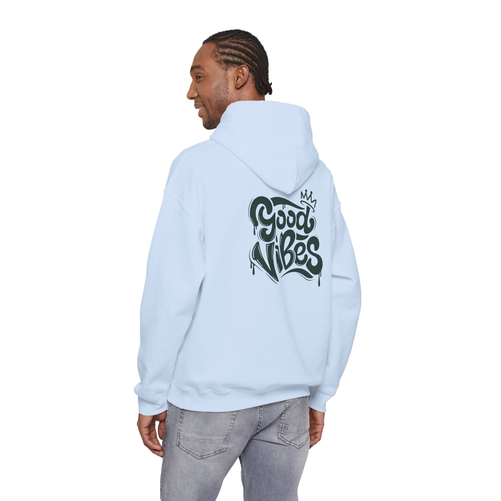 Good Vibes Unisex Heavy Blend Hoodie Printify