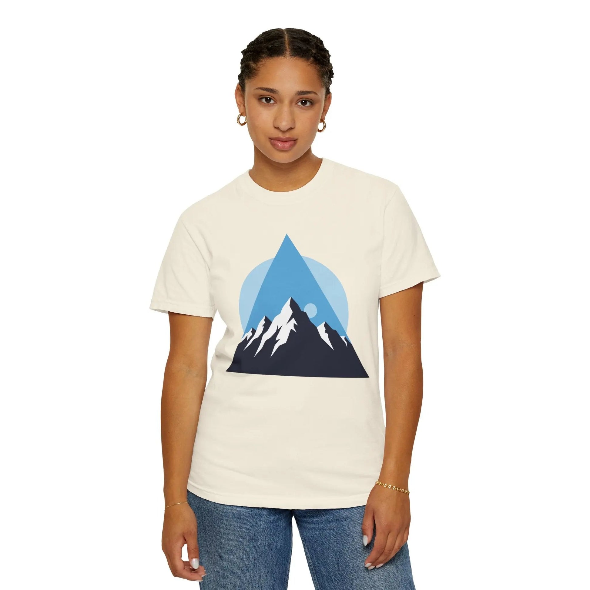 Mountain Adventure Unisex Garment-Dyed T-shirt | Nature Lover Shirt, Outdoor Gift, Hiking Tee, Graphic Tee, Travel Apparel Boho Wear