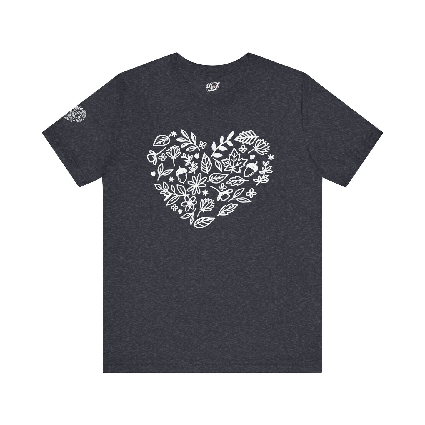 Floral Heart Tee Printify