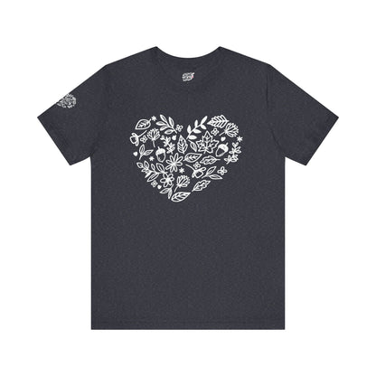 Floral Heart Tee Printify