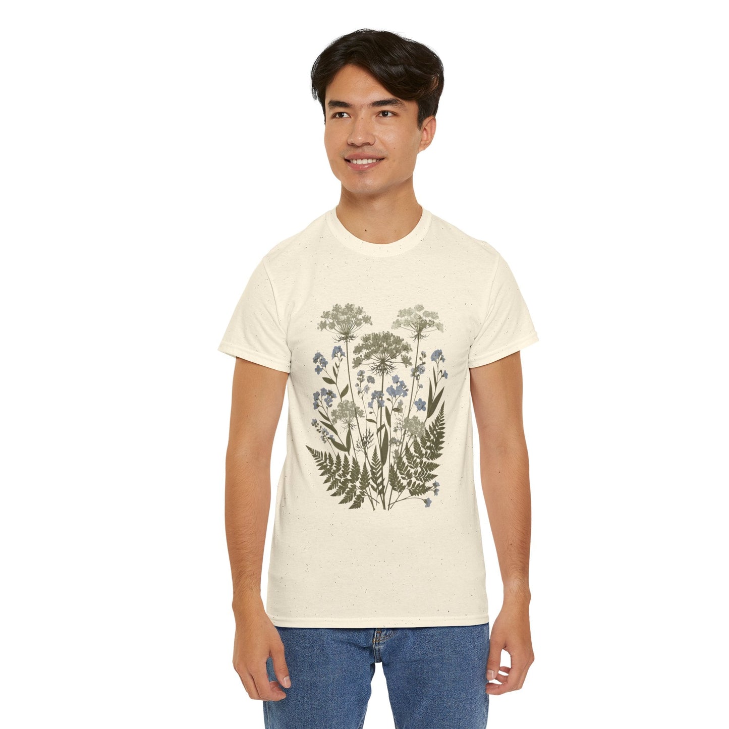 Botanical Art Unisex Heavy Cotton Tee Printify