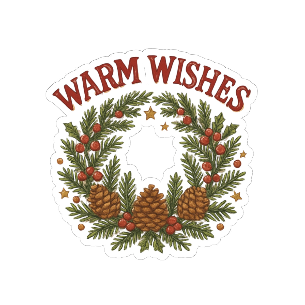 Stickers - Warm Wishes Kiss-Cut Stickers Boho Wear