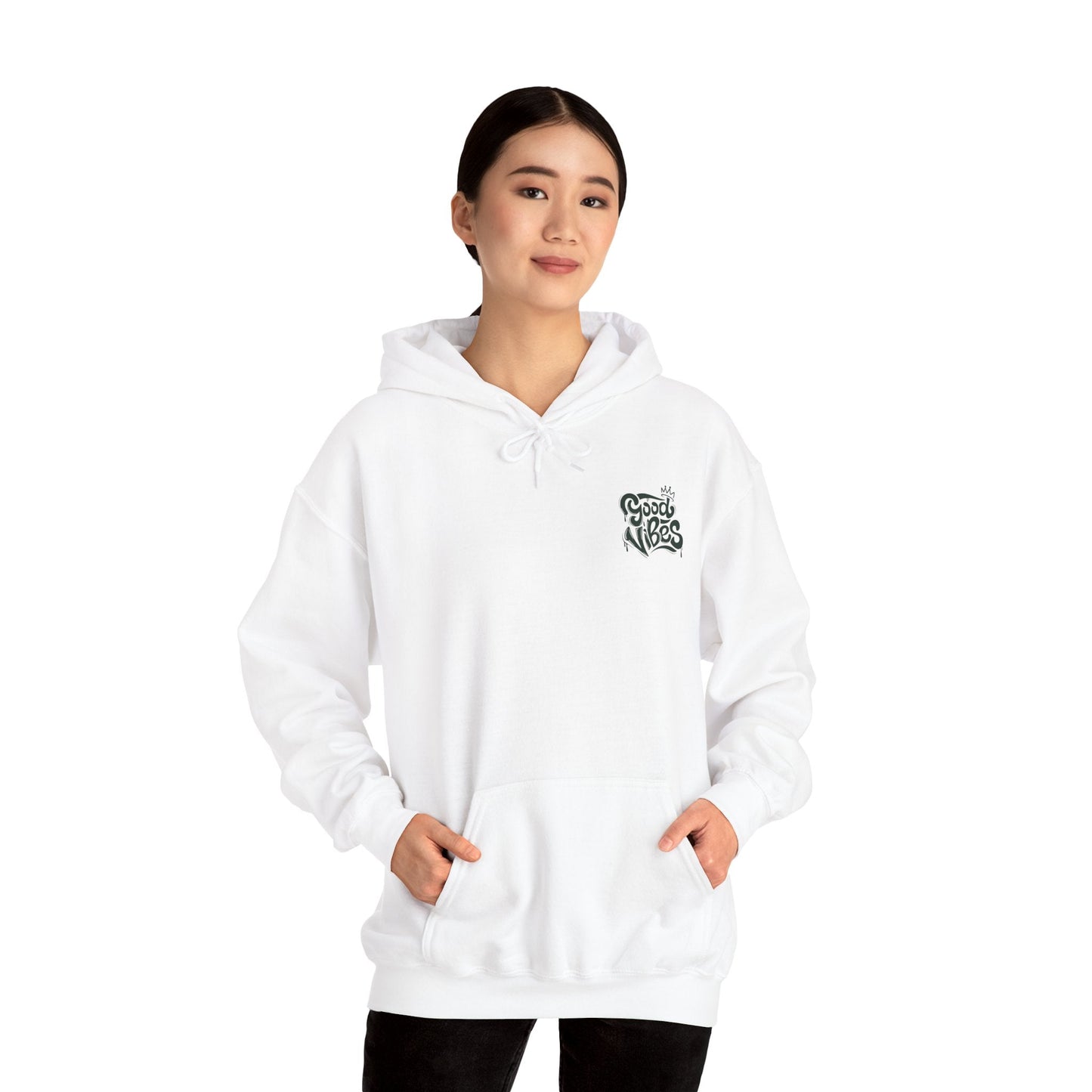 Good Vibes Unisex Heavy Blend Hoodie Printify
