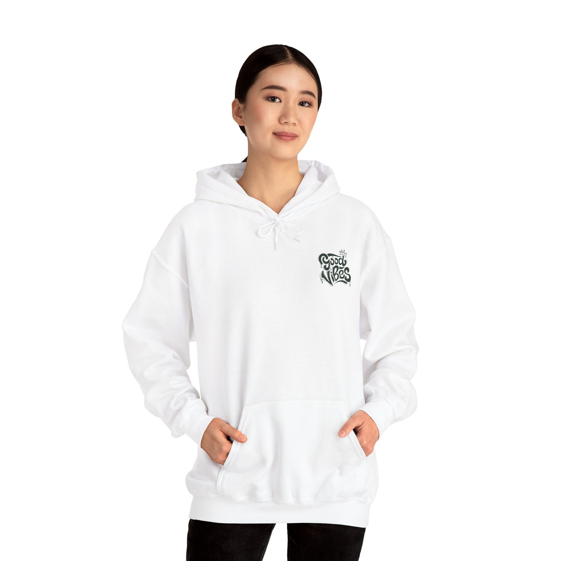 Good Vibes Unisex Heavy Blend Hoodie Printify