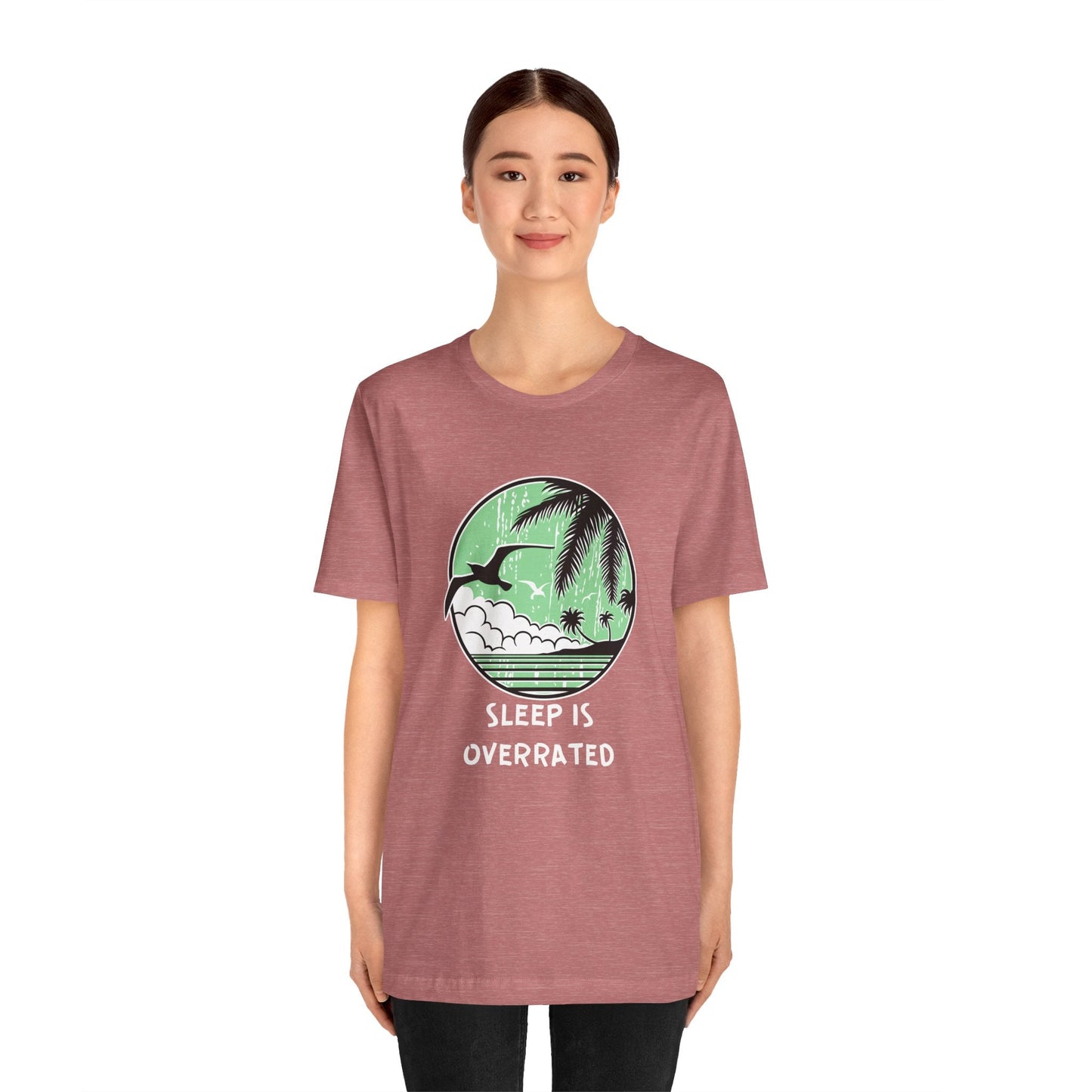 Sleepy Days Unisex Tee: Beach Lovers Printify