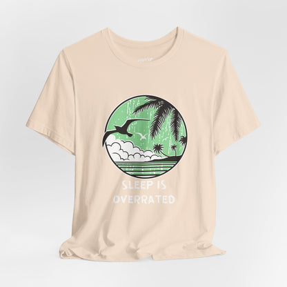 Sleepy Days Unisex Tee: Beach Lovers Printify