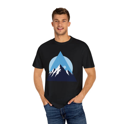 Mountain Adventure Unisex Garment-Dyed T-shirt | Nature Lover Shirt, Outdoor Gift, Hiking Tee, Graphic Tee, Travel Apparel Boho Wear