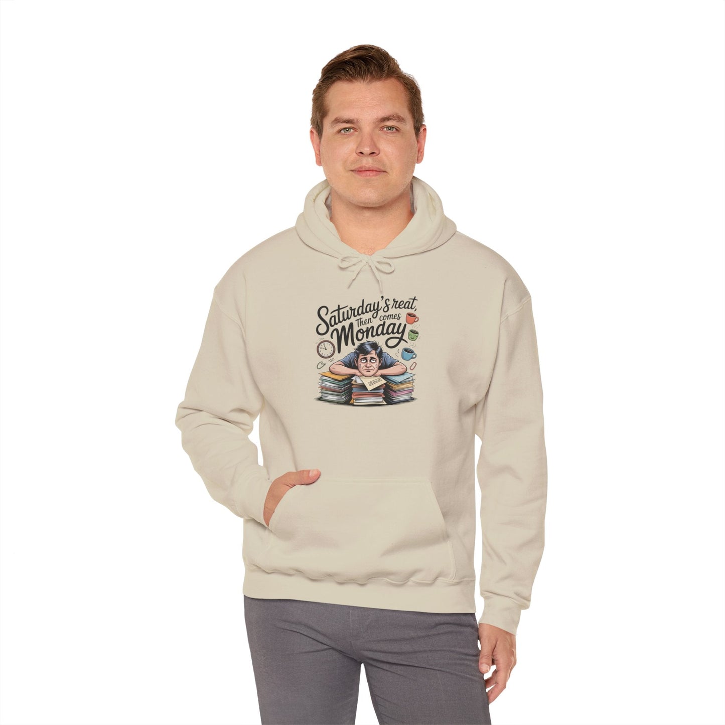 Funny Saturday's Relax Then Comes Monday Hoodie Boho Wear