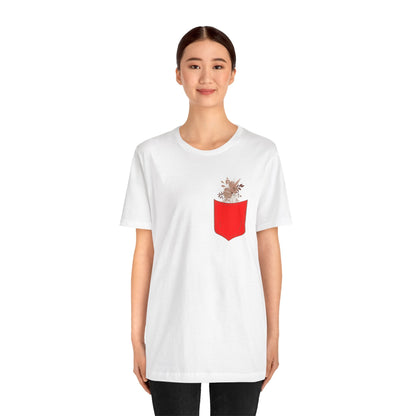 Pocket and Dry Flowers Tee Printify