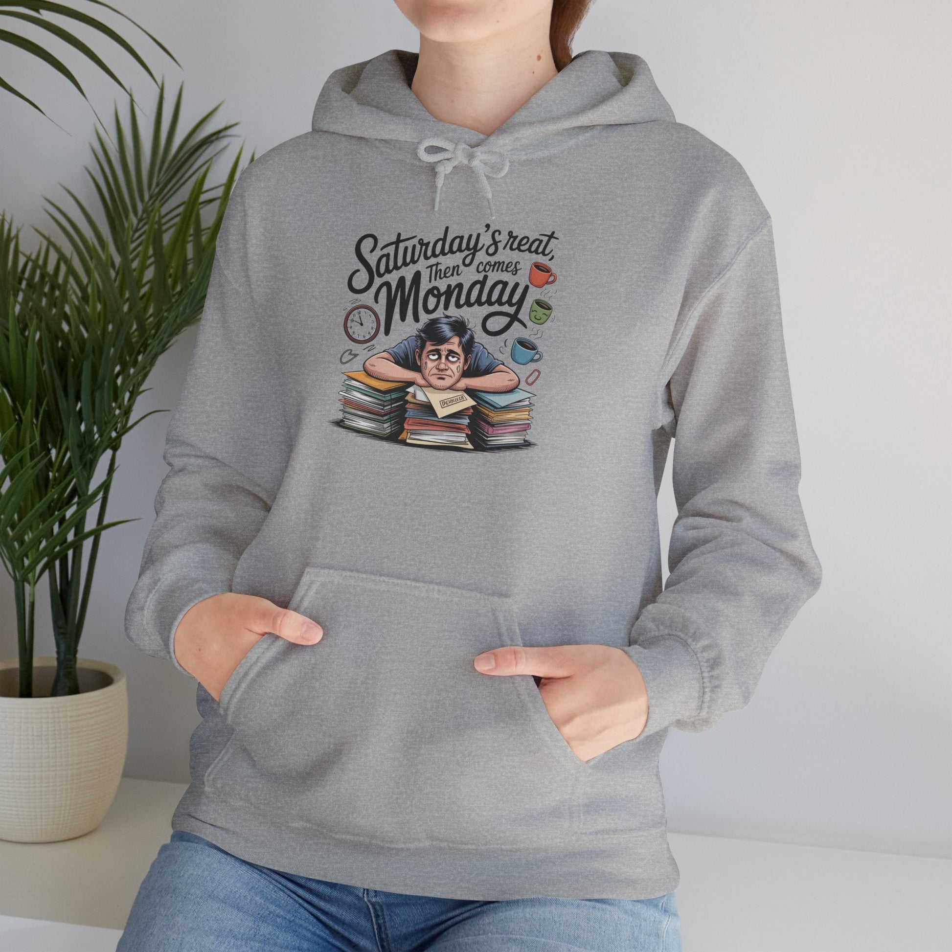 Funny Saturday's Relax Then Comes Monday Hoodie Boho Wear
