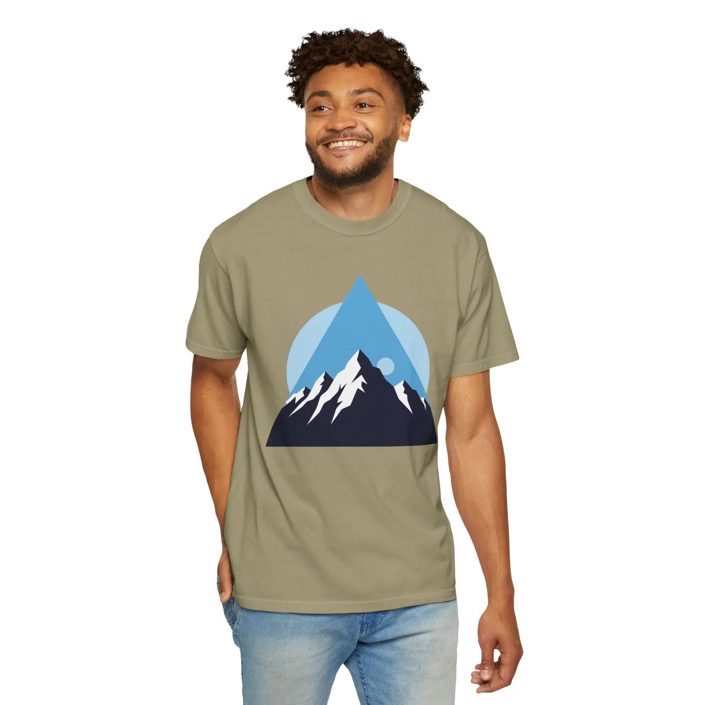 Mountain Adventure Unisex Garment-Dyed T-shirt | Nature Lover Shirt, Outdoor Gift, Hiking Tee, Graphic Tee, Travel Apparel Boho Wear