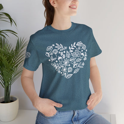 Floral Heart Tee