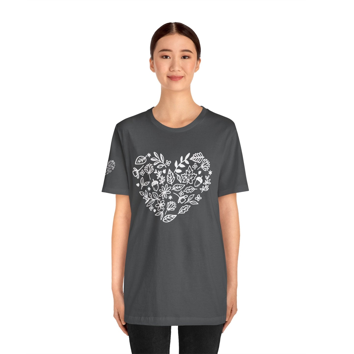 Floral Heart Tee Printify
