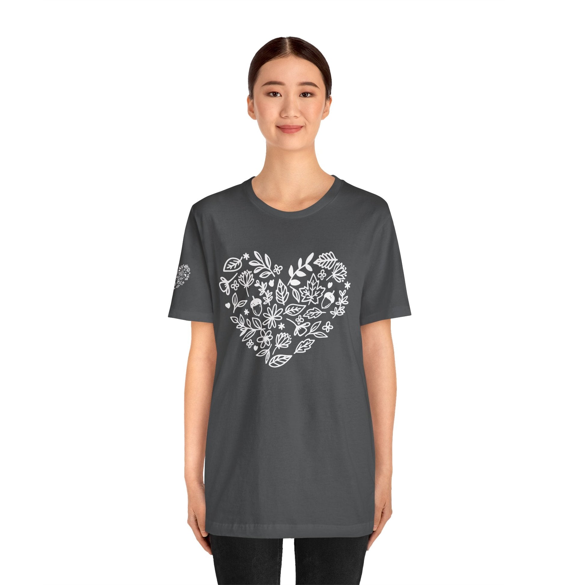 Floral Heart Tee Printify