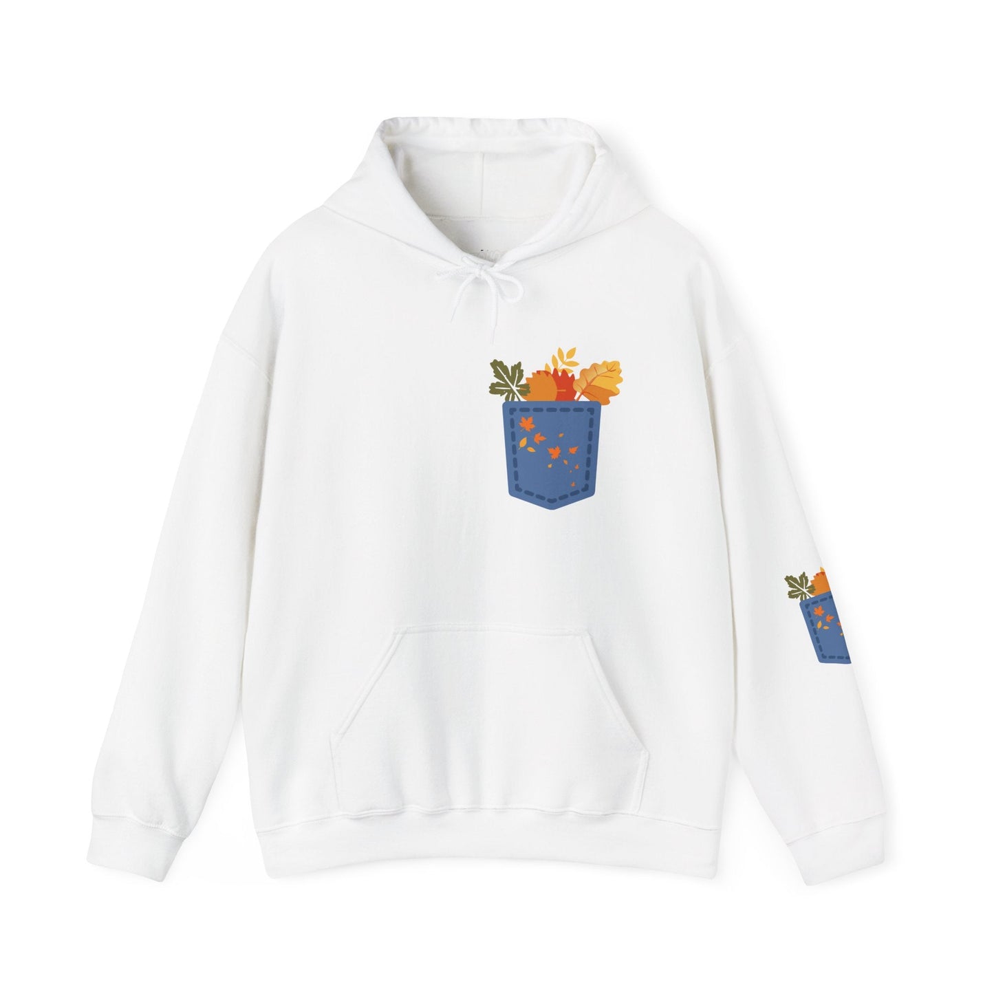 Floral Pocket Hoodie - Cozy Unisex Sweatshirt for Gardening Lovers Printify