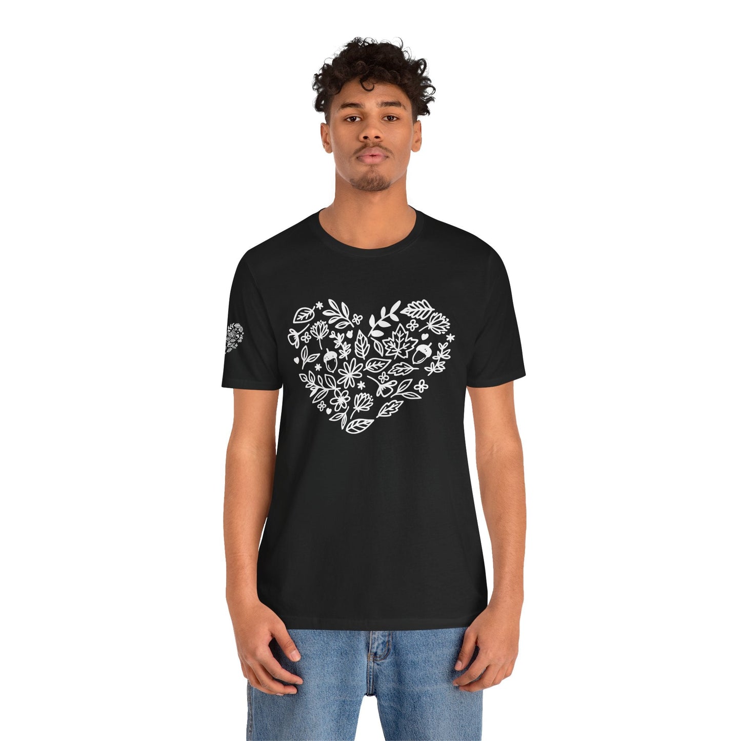 Floral Heart Tee Printify