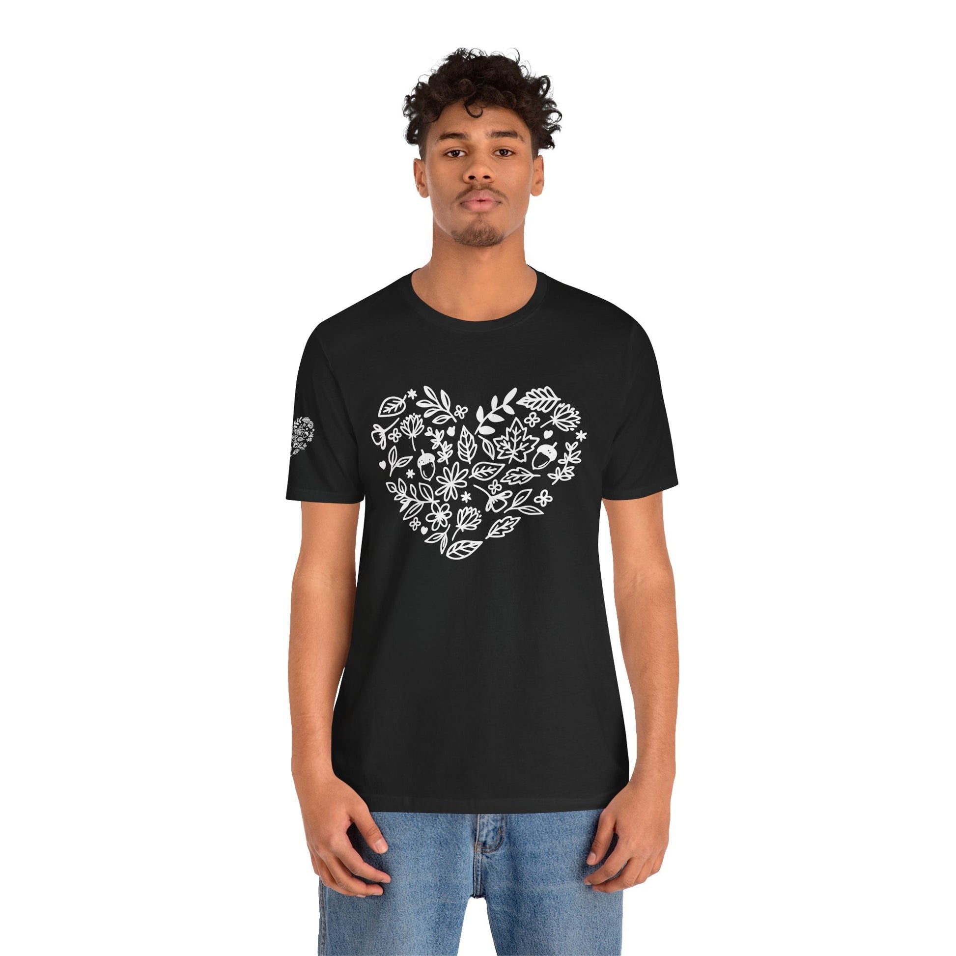 Floral Heart Tee Printify
