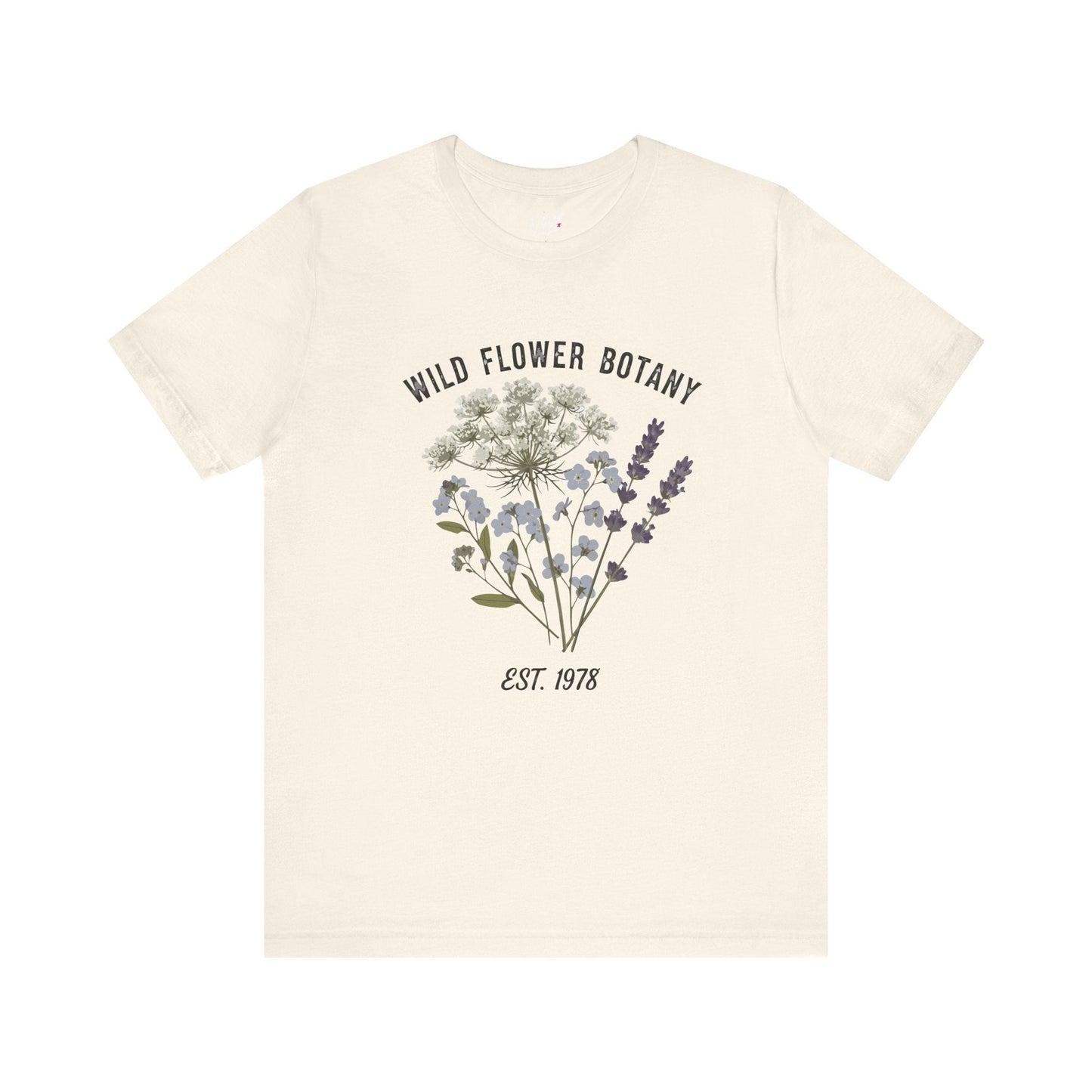Wild Flower Botany Unisex Tee - Nature-Inspired Floral Shirt Printify