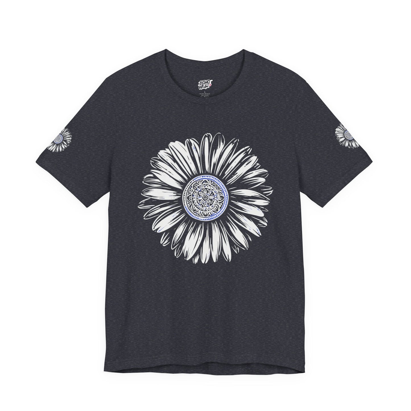 Boho Blue Mandala Tee Boho Wear