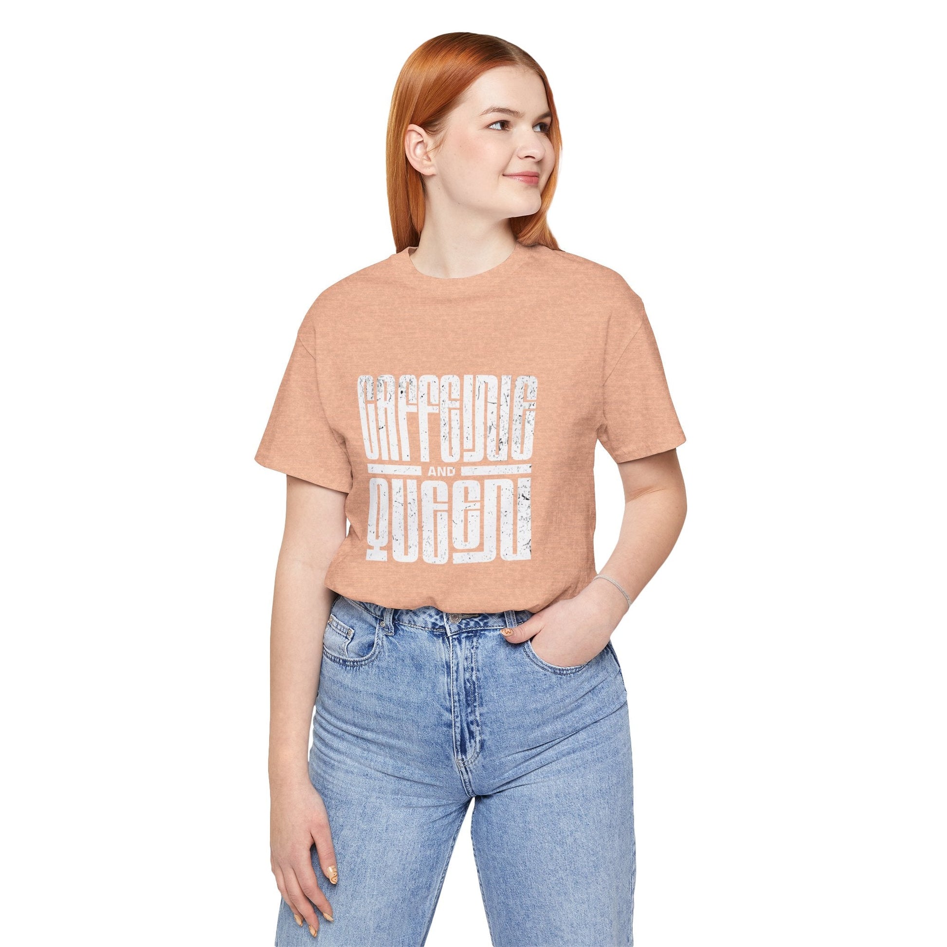 T-Shirt for Coffee Lovers - Caffeine Queen Design Printify