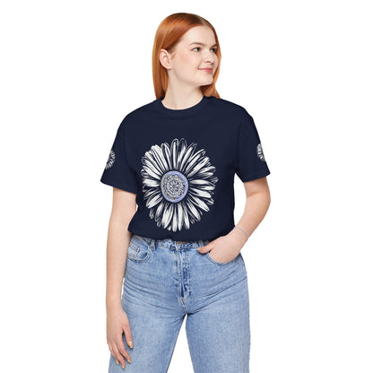 Boho Blue Mandala Tee Boho Wear