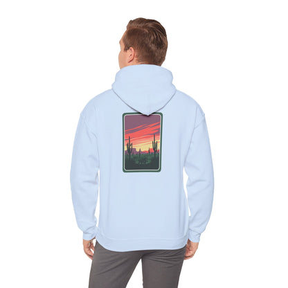 Desert Sunset Hoodie - Cozy Unisex Sweatshirt for Outdoor Lovers, Perfect for Gifts, Travel, Camping, and Relaxation Boho Wear