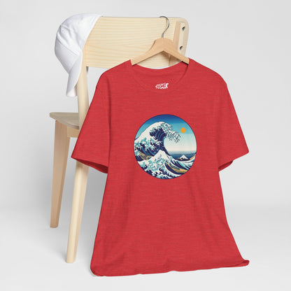 Ocean Wave Graphic Tee - Perfect for Beach Lovers, Summer Vibes, Casual Outfits, Gift for Surfers, Eco-Friendly Fashion Boho Wear