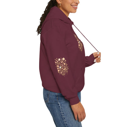 Hooded Sweatshirt - Wildflower Harmony Printify