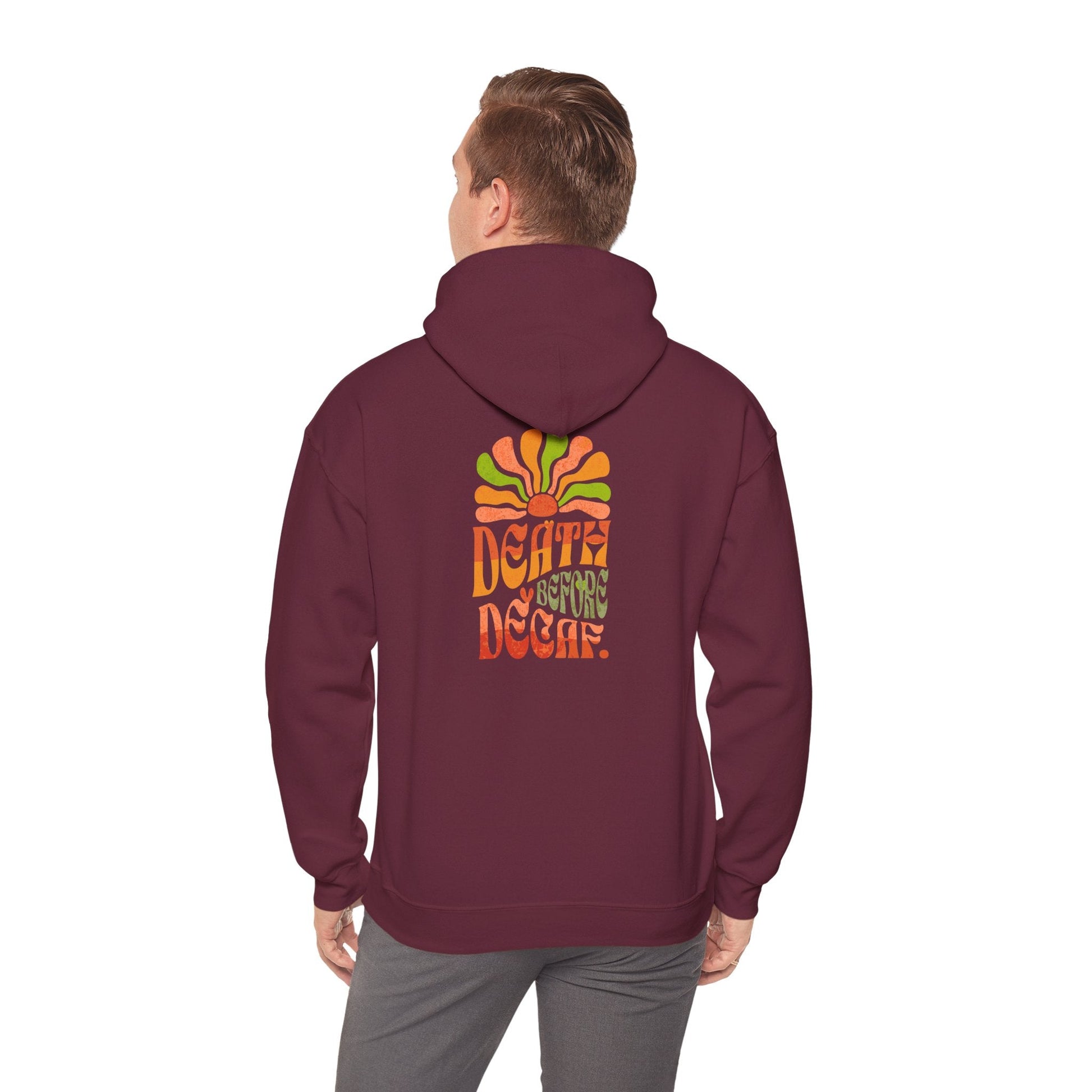 Colorful Retro Hoodie - Perfect for Cozy Days and Celebrations Printify