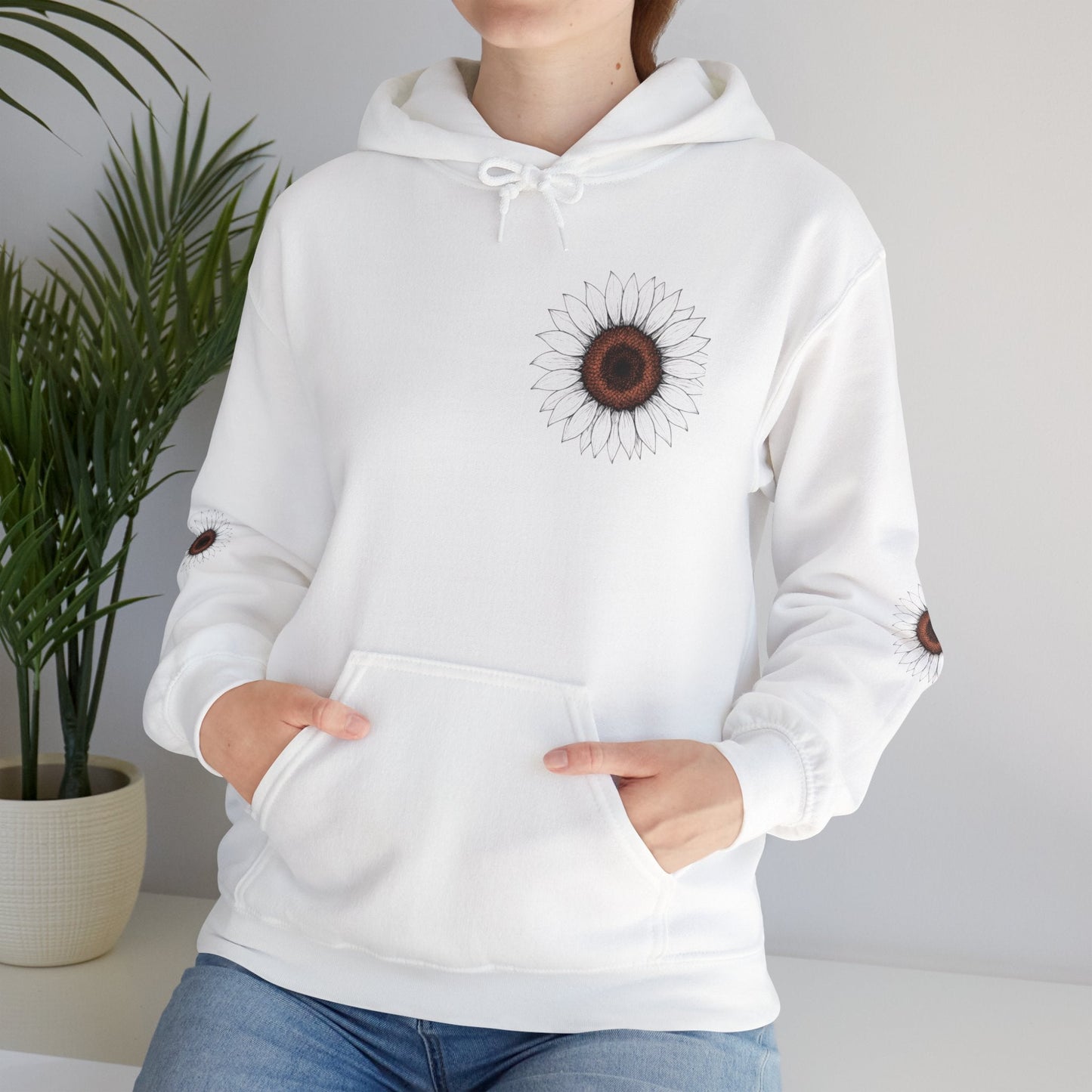 Funny Boho Sunflower Hoodie Boho Wear