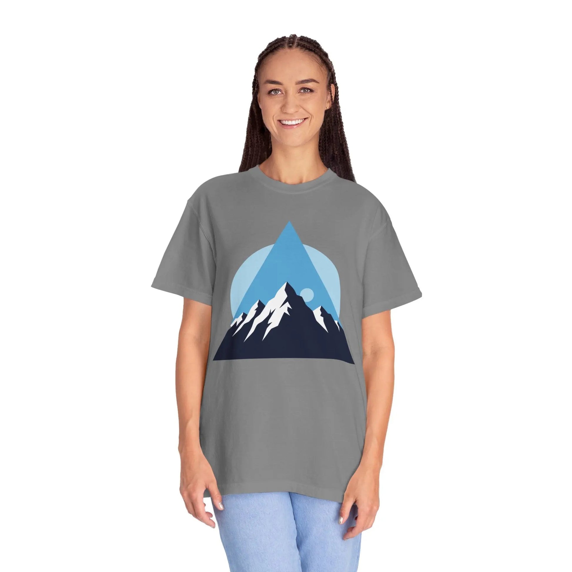 Mountain Adventure Unisex Garment-Dyed T-shirt | Nature Lover Shirt, Outdoor Gift, Hiking Tee, Graphic Tee, Travel Apparel Boho Wear
