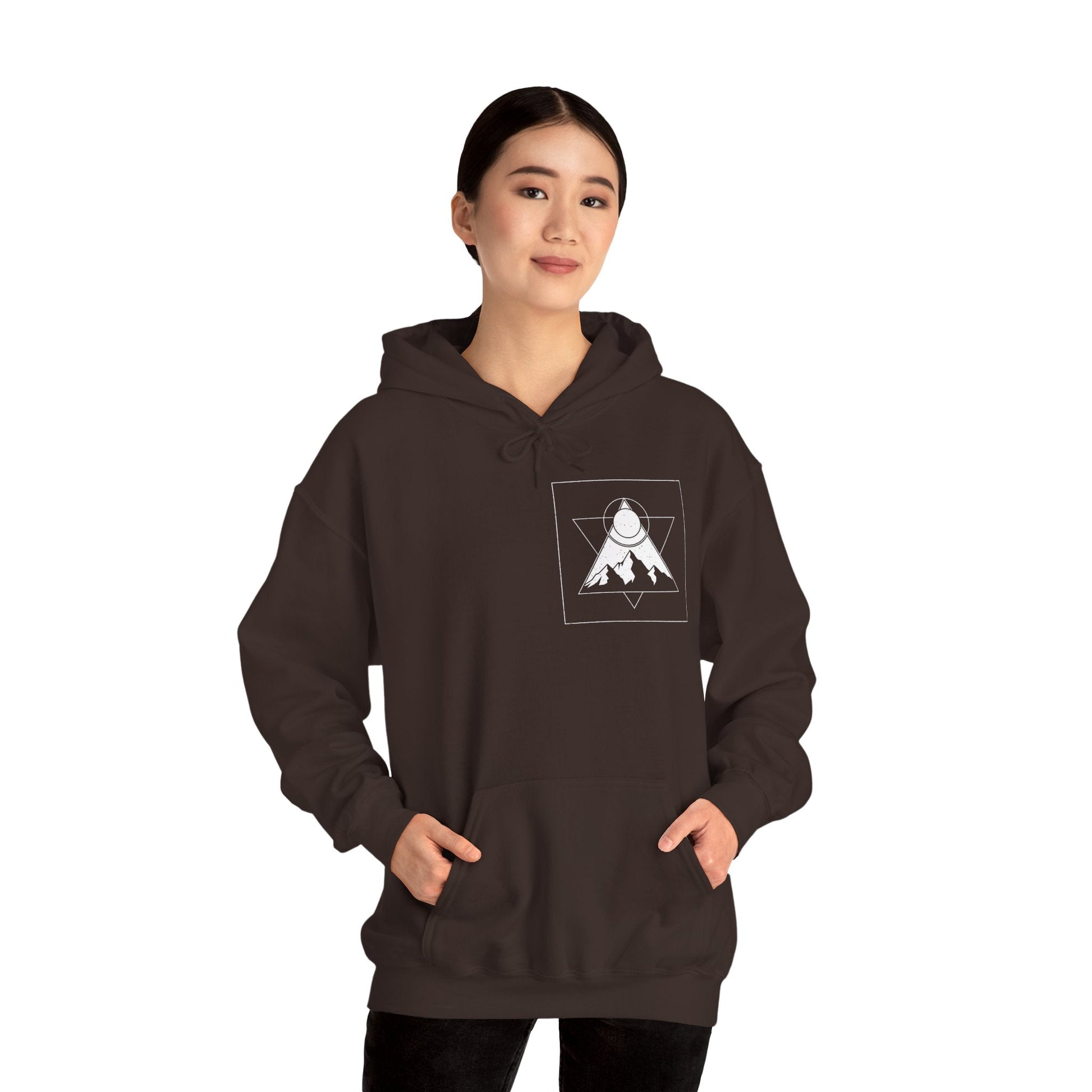 Mountain Adventure Hooded Sweatshirt Printify